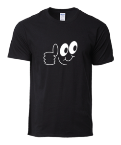 Thumbs-Up Shirt (Black, XL)