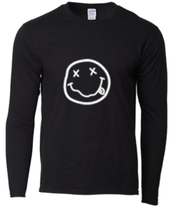 Smiley Pullover (Black, XL)